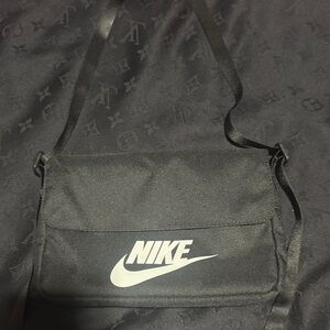 Nike Black and White Messenger Bag
